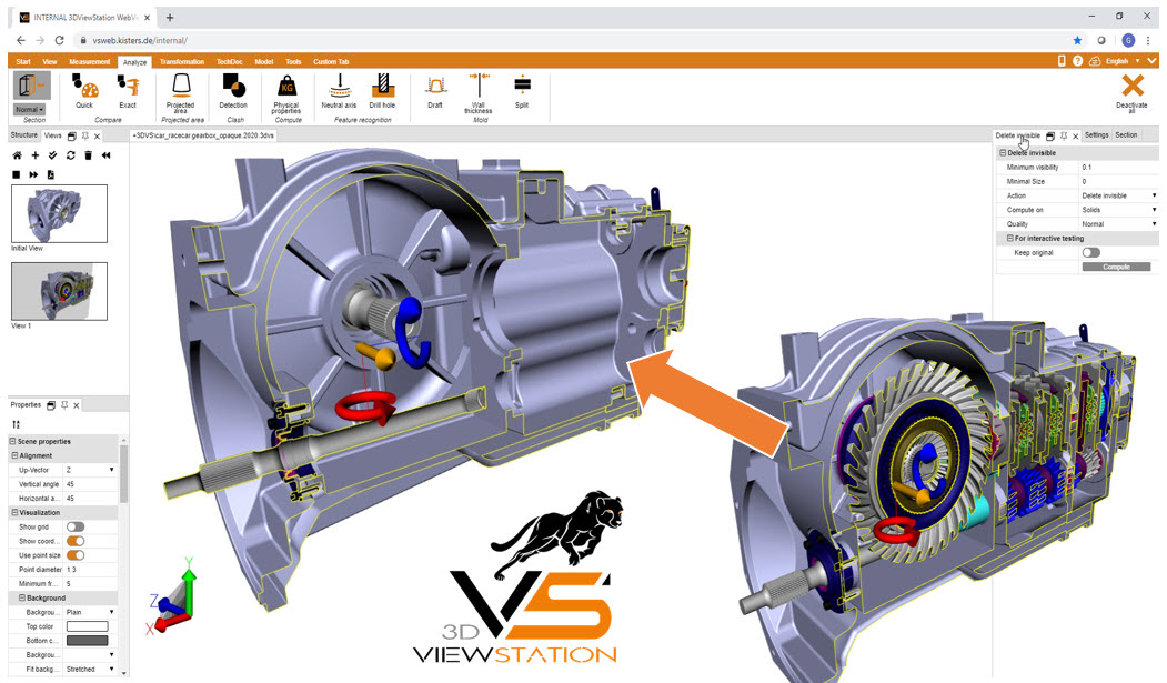 protect your IP - remove invsible parts