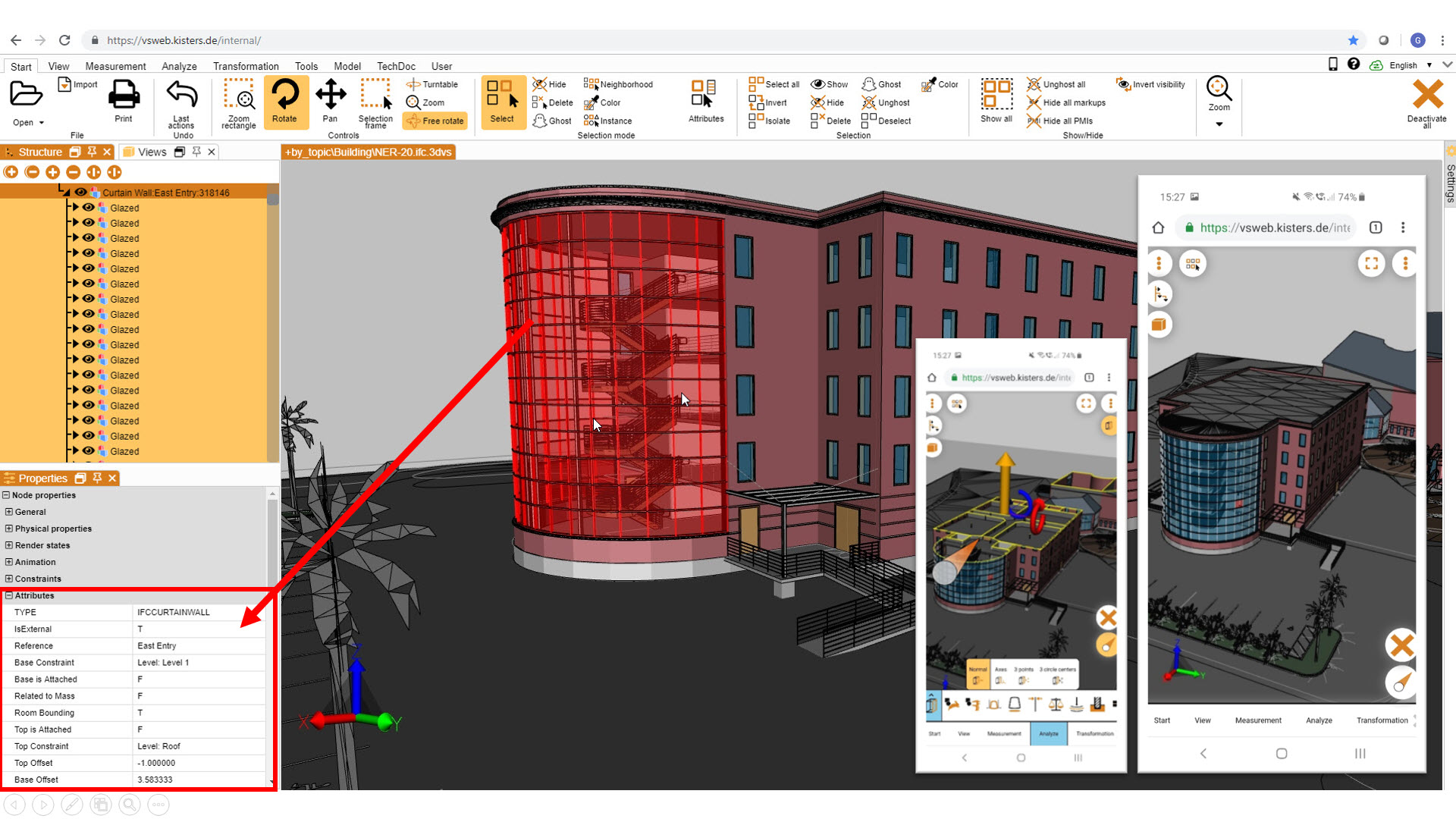 BIM viewer Building 