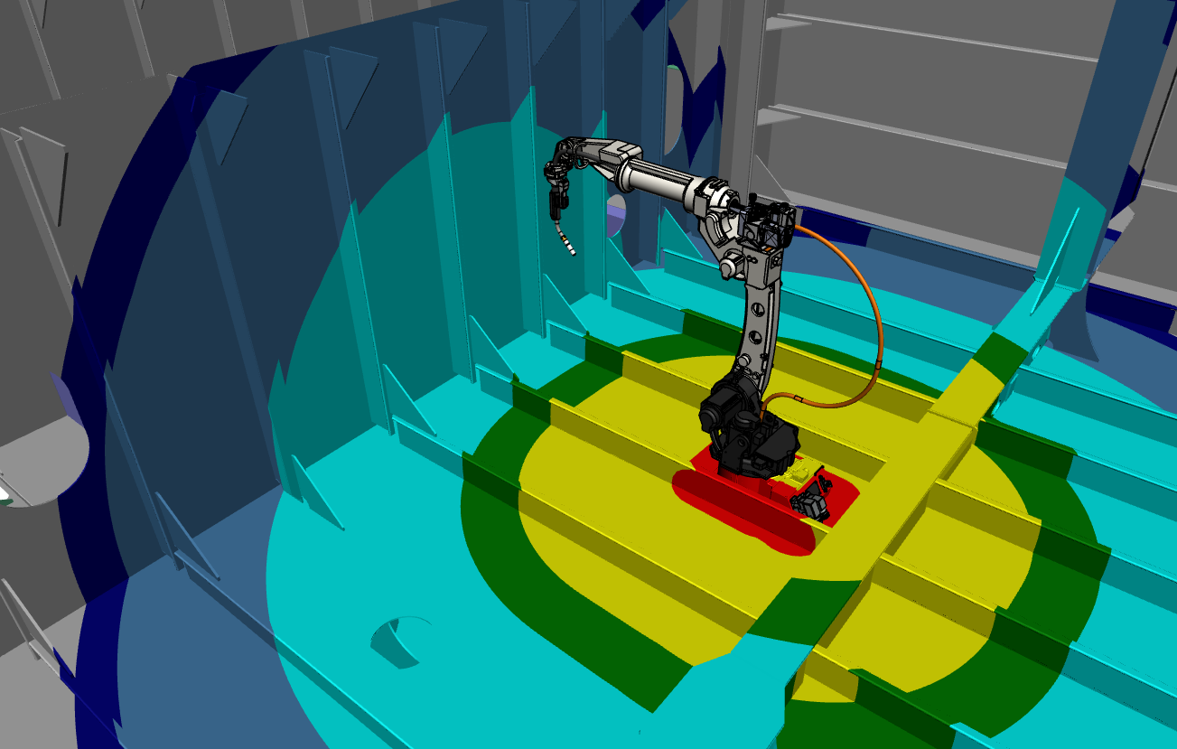 DMU clearance Welding Robot No Wires