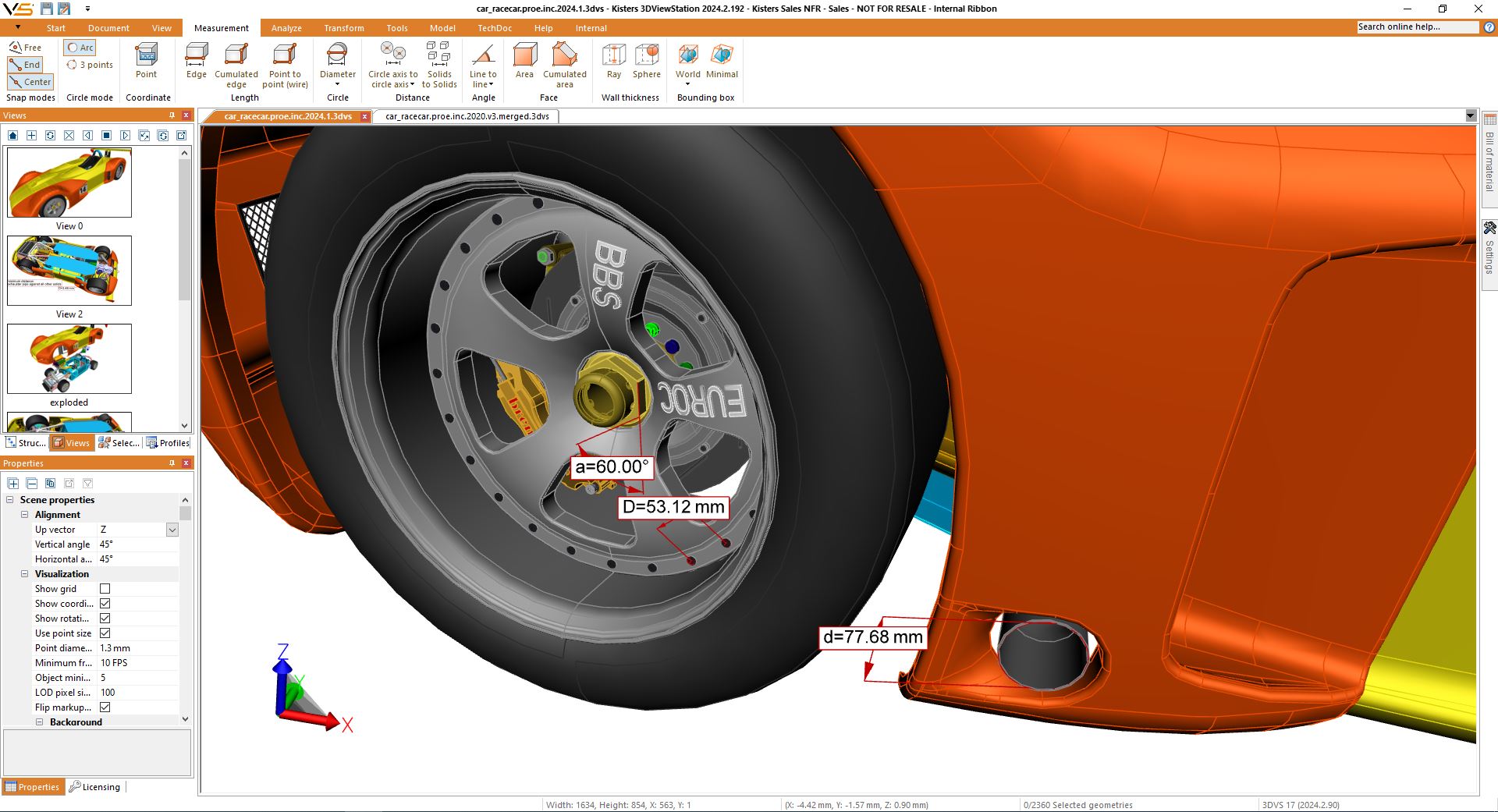 Racecar Measurement 