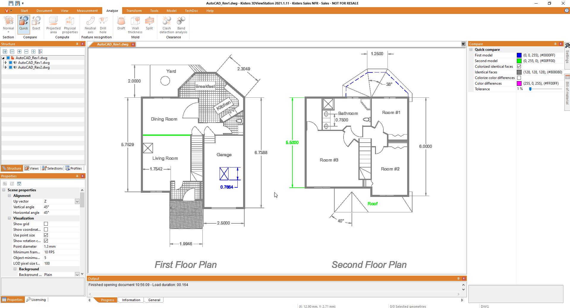 dwg viewer compare drawings vergleich zeichnungen