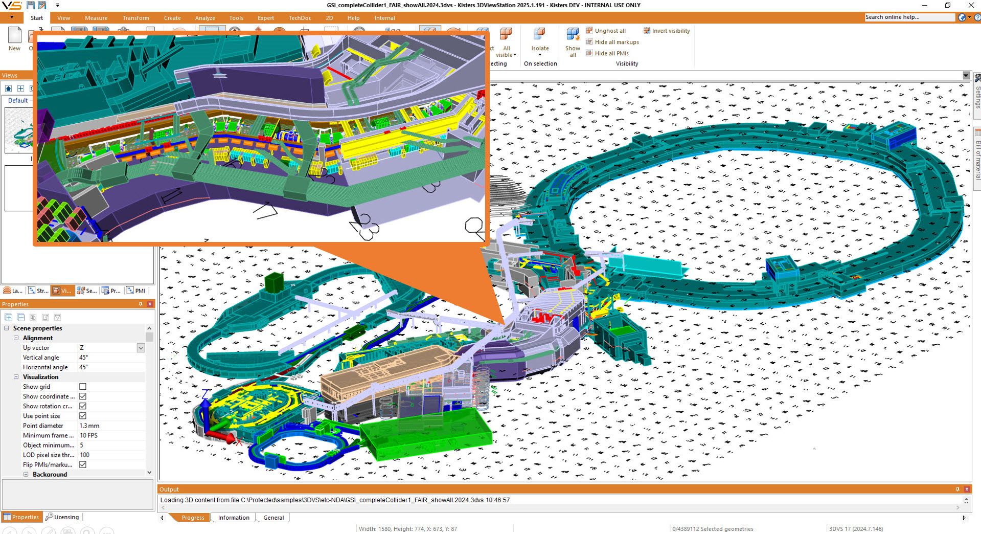 Visualize complex 3D CAD models 