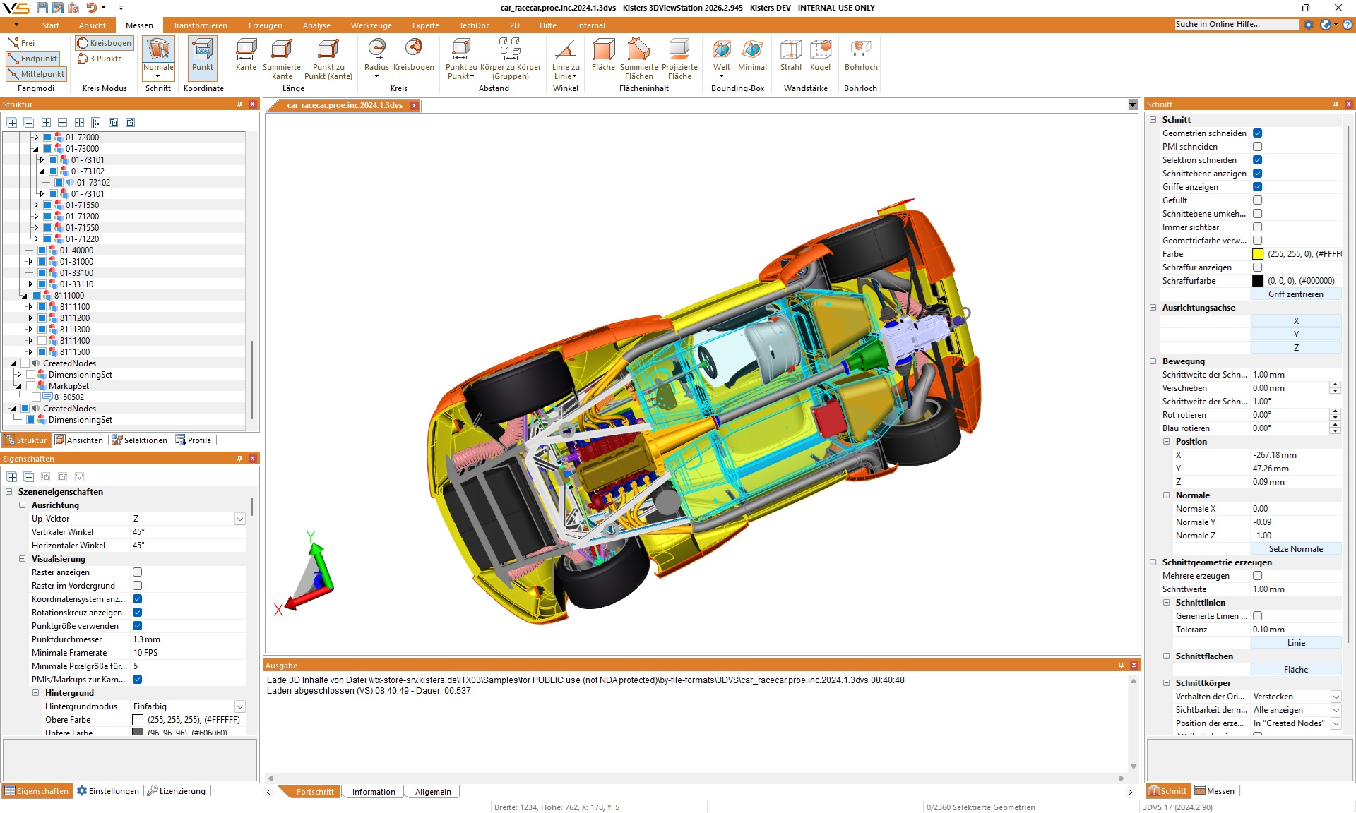 Car meassure 3DViewstation