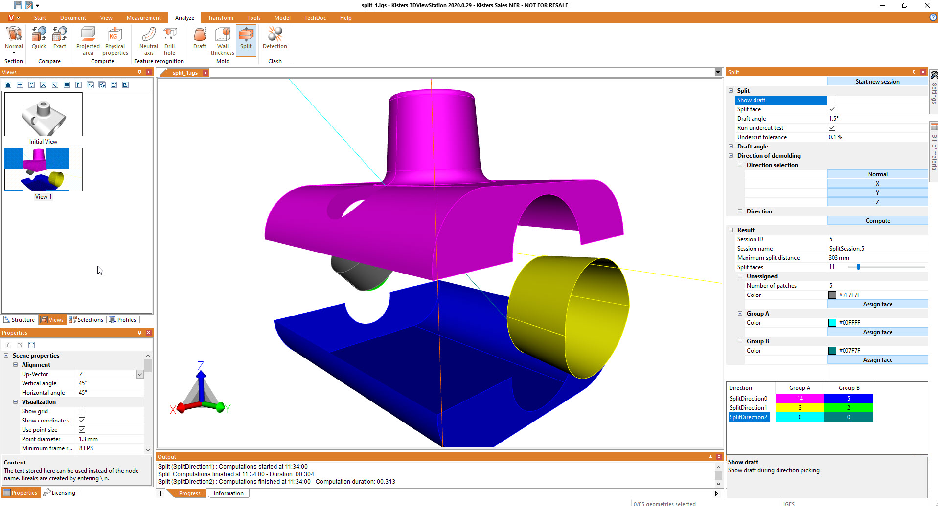 3DViewStation split