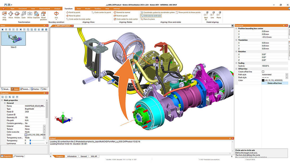 3DViewStation Transformation Preview