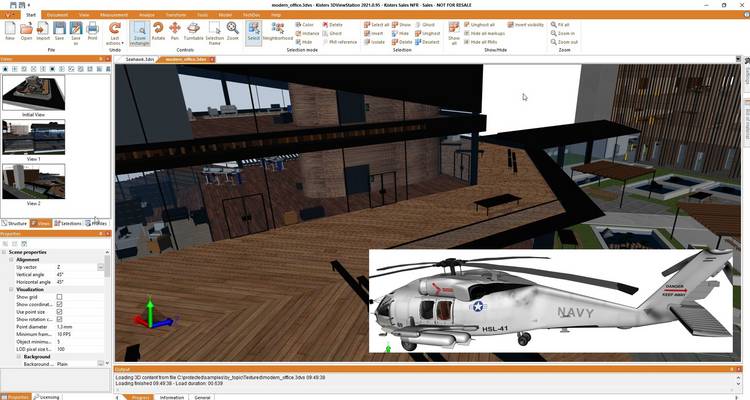 Textures for MCAD and BIM with Kisters 3DViewStation