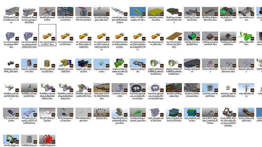 3DViewStation previews in Windows Explorer 3DViewStation previews in Windows Explorer