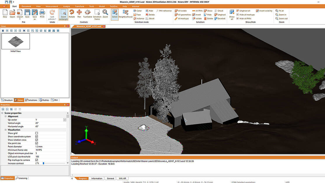 USD file format sample - home