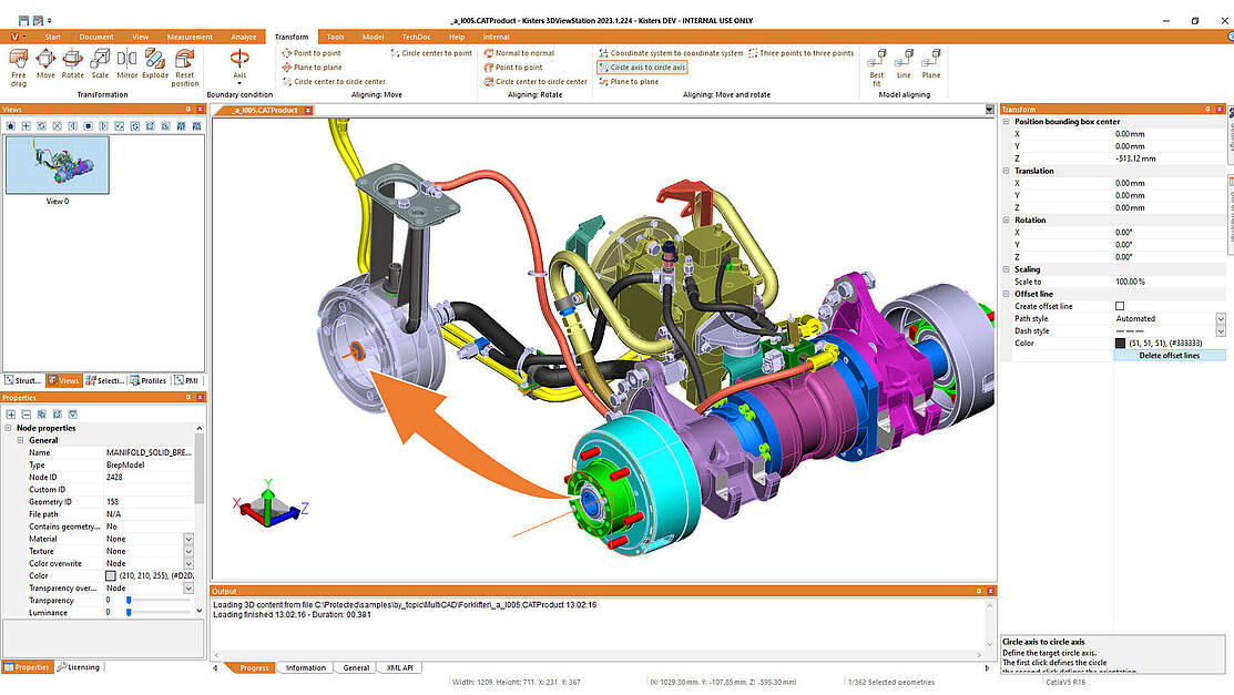 3DViewStation Transformation Preview
