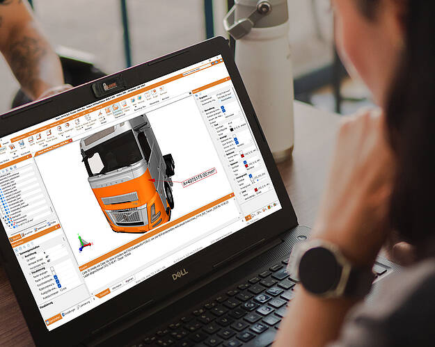 KISTERS 3DViewstation Volvo Truck Visualization