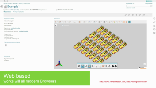Video: 3DViewStation WebViewer integration with Siemens Active Workspace