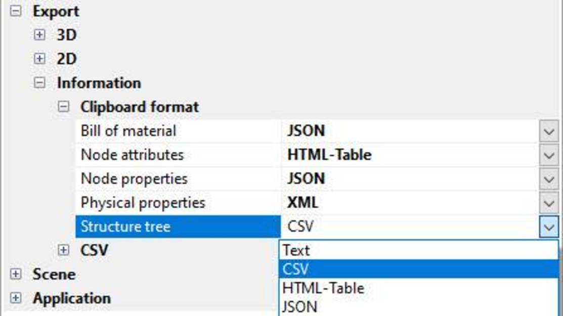 copy-to-clipboard export options