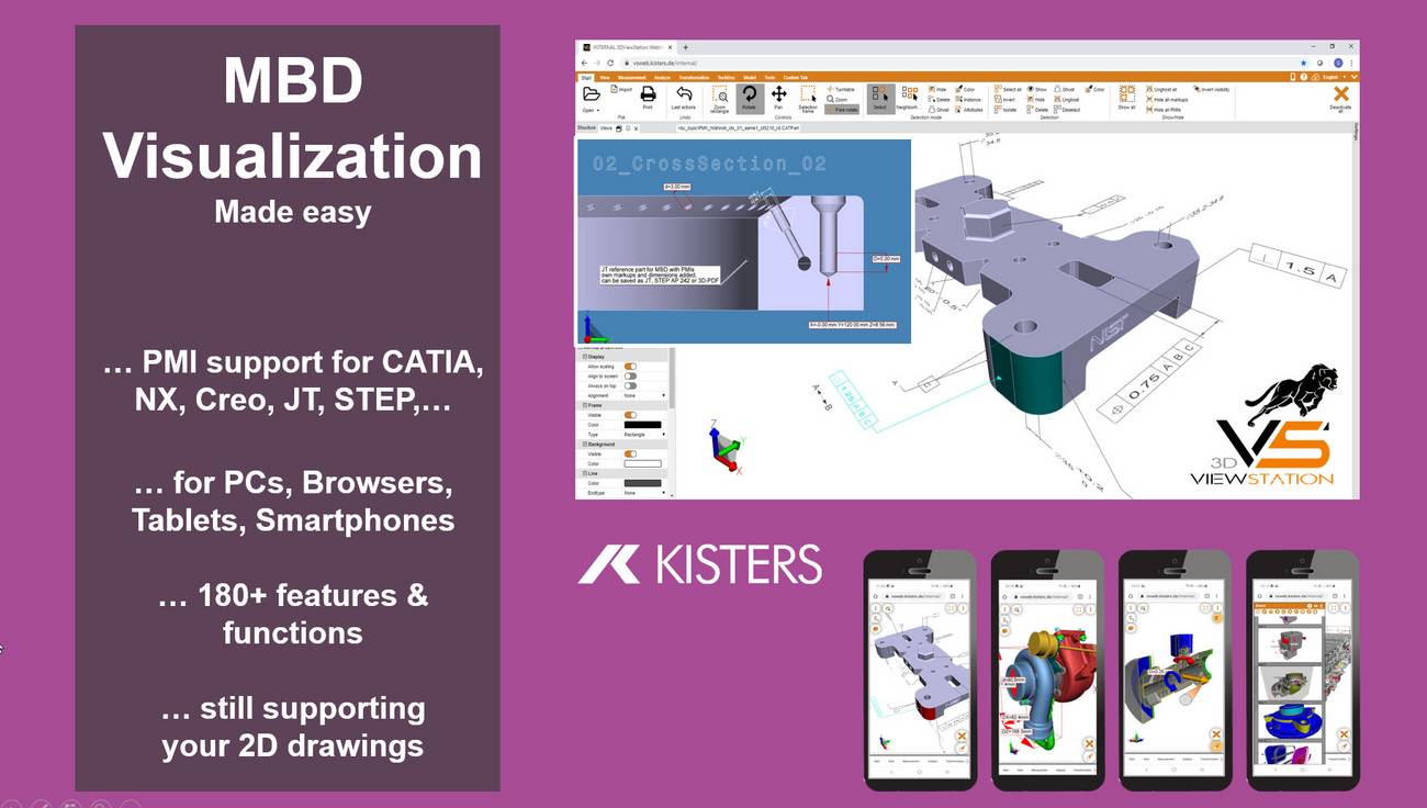 catia viewer pmi MBD MBE product manufacturing information fertigungsinformationen