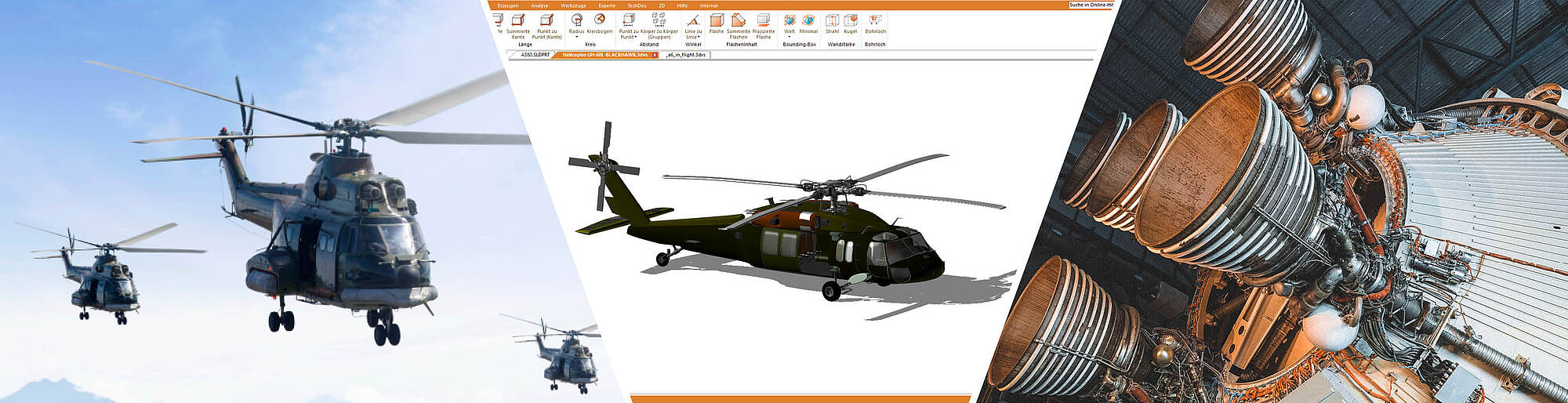Black Hawk Helicopter 3D Visualization