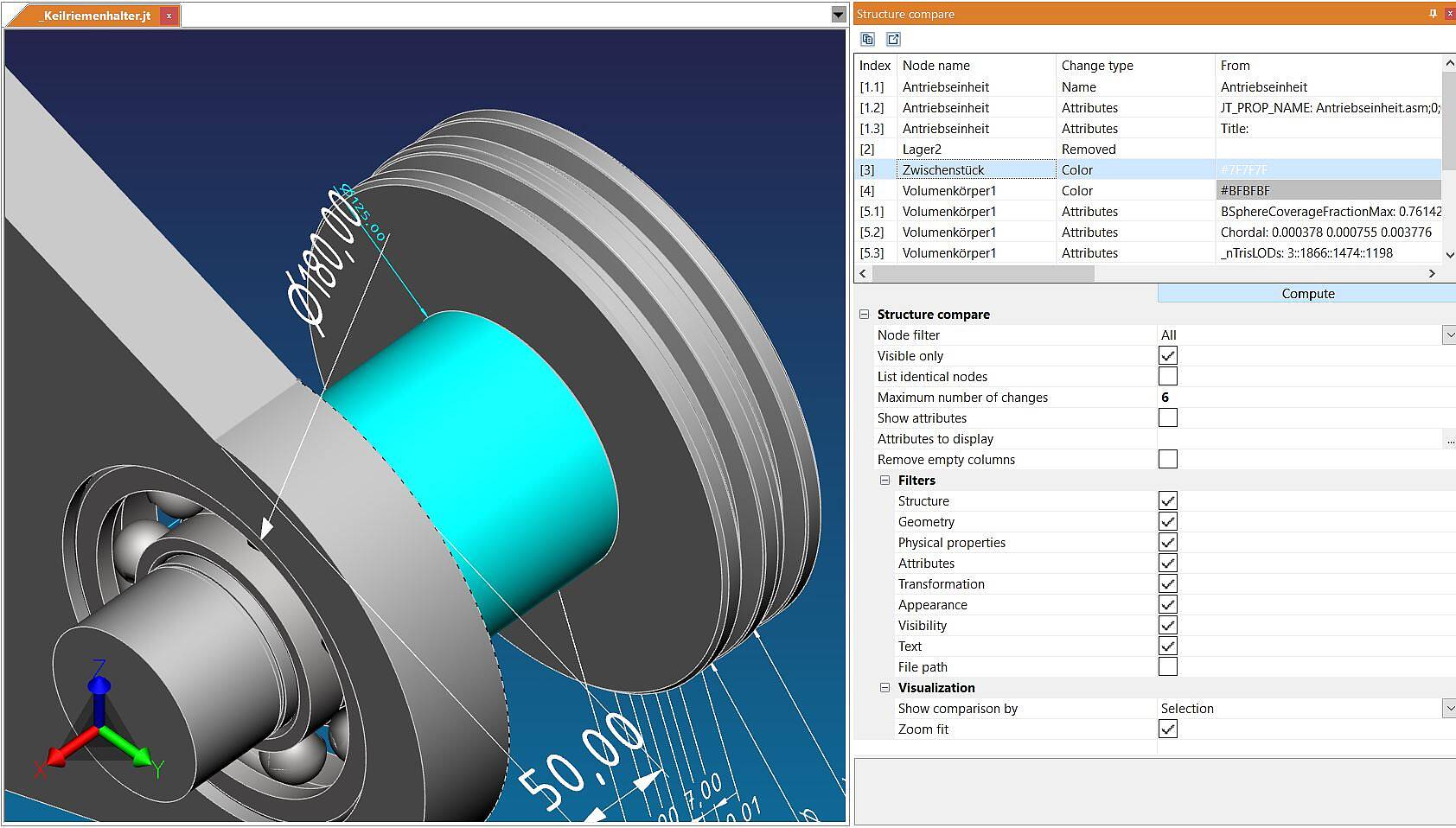 Structure Compare 3DViewStation