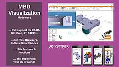 Kisters 3DViewStation supporting PMI for MBD 