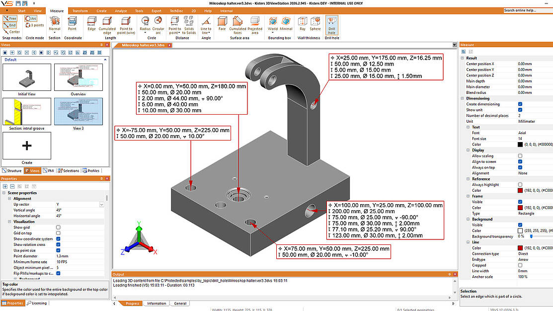 More drill holes shown plus more details