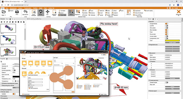 Supplier Communication with Kisters 3DViewStation 