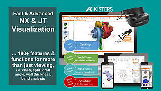 Kisters 3DViewStation: NX Viewer and JT Viewer