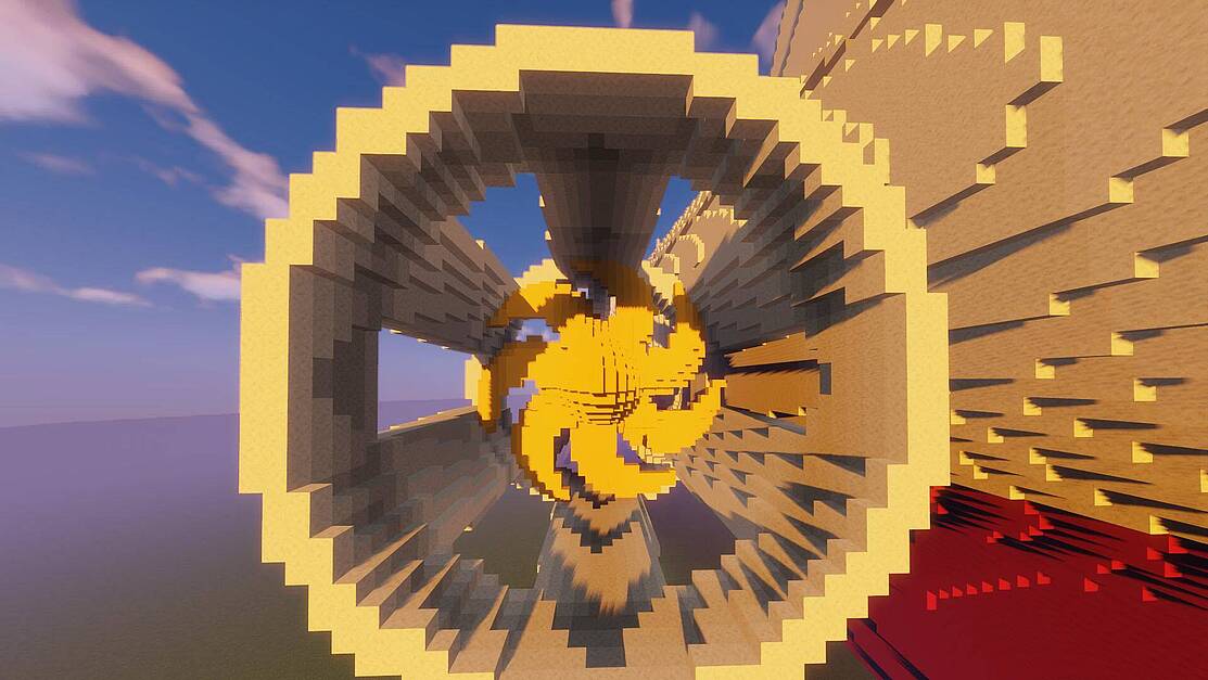 Gaming / gamer: create Minecraft files from 3D CAD models - submarine