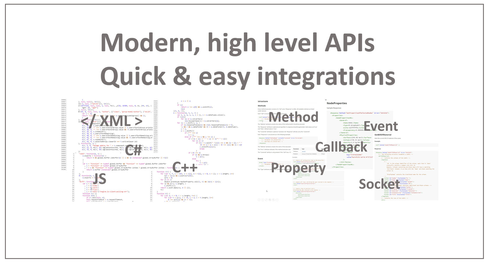 use high level APIs
